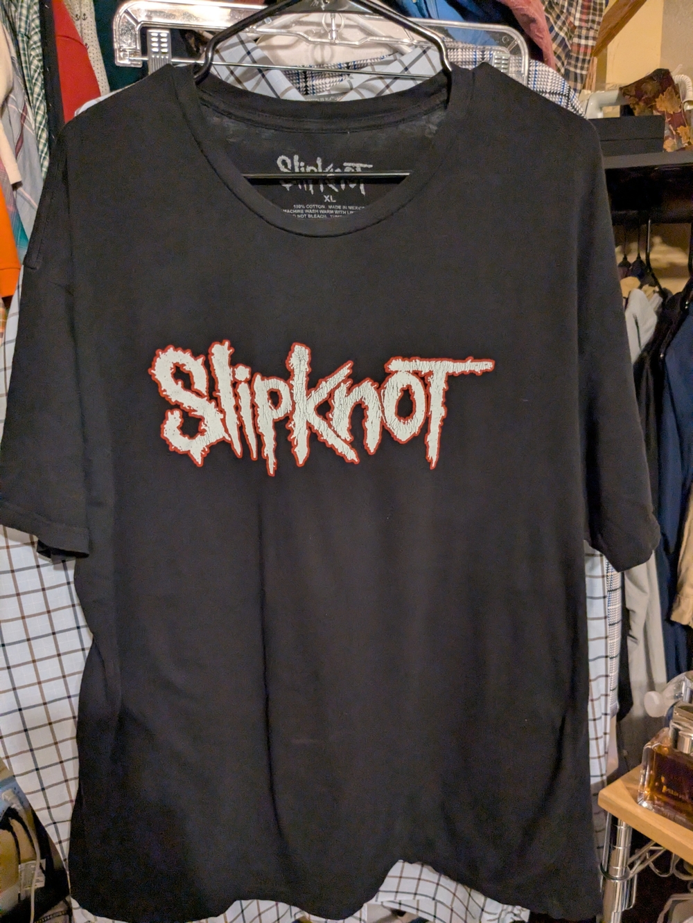 Slipknot Xl Black Short-Sleeve Logo Tee